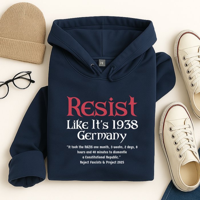Resist Like It'S 1938 Germany Retro Hoodie