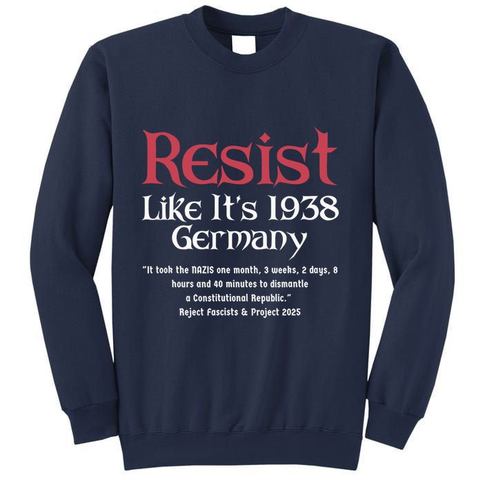 Resist Like It'S 1938 Germany Retro Sweatshirt