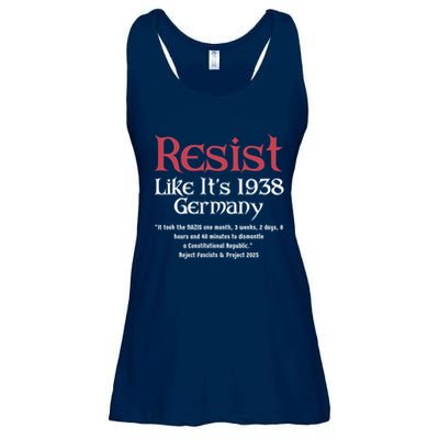 Resist Like It'S 1938 Germany Retro Ladies Essential Flowy Tank