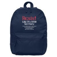 Resist Like It'S 1938 Germany Retro 16 in Basic Backpack