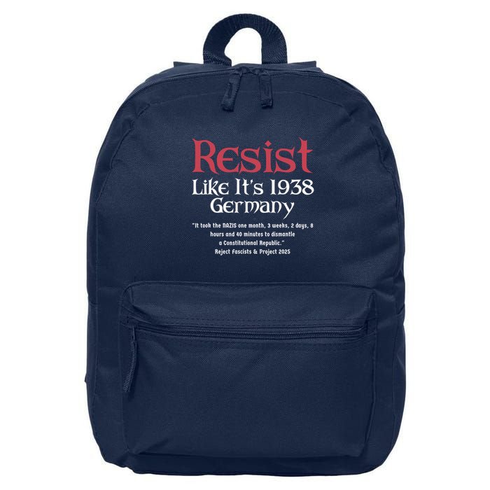 Resist Like It'S 1938 Germany Retro 16 in Basic Backpack