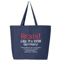 Resist Like It'S 1938 Germany Retro 25L Jumbo Tote