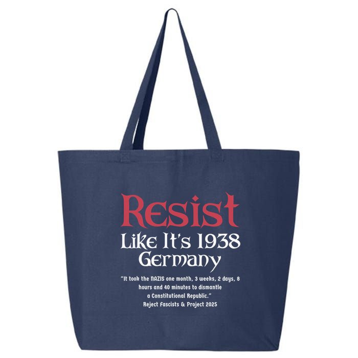 Resist Like It'S 1938 Germany Retro 25L Jumbo Tote