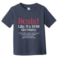 Resist Like It'S 1938 Germany Retro Toddler T-Shirt