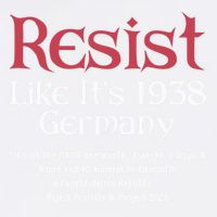 Resist Like It'S 1938 Germany Retro Garment-Dyed Sweatshirt