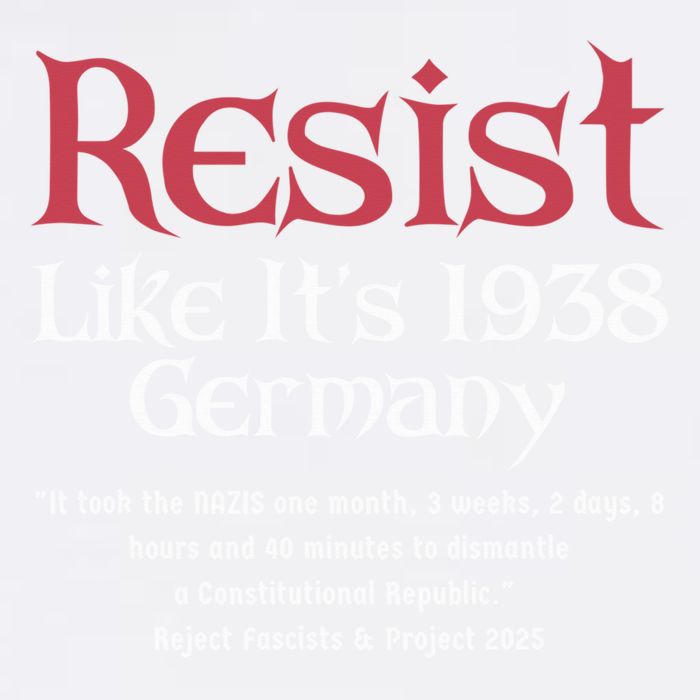 Resist Like It'S 1938 Germany Retro Garment-Dyed Sweatshirt