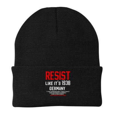 Resist like it's 1938 Germany Reject Fascism Project 2025 Beanie