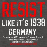 Resist like it's 1938 Germany Reject Fascism Project 2025 Vector Backpack