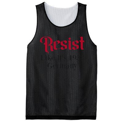Resist Like Its 1938 Germany Mesh Reversible Basketball Jersey Tank