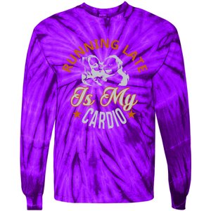 Running Late Is My Cardio Tie-Dye Long Sleeve Shirt