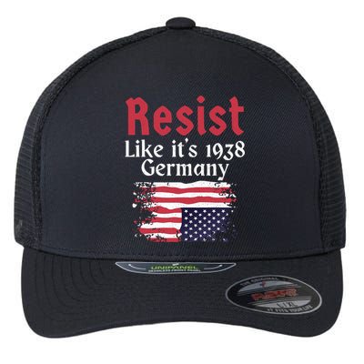 Resist Like It's 1938 Germany Flexfit Unipanel Trucker Cap