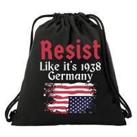 Resist Like It's 1938 Germany Drawstring Bag