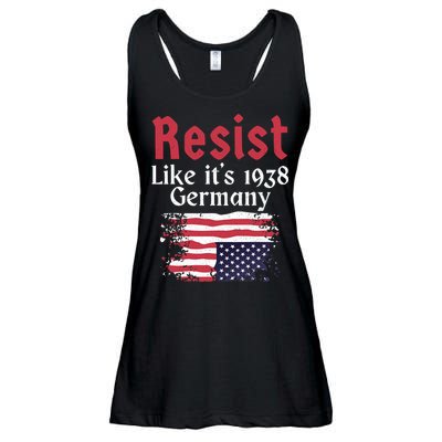 Resist Like It's 1938 Germany Ladies Essential Flowy Tank
