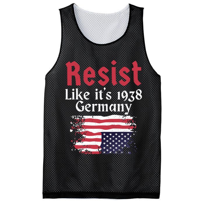 Resist Like It's 1938 Germany Mesh Reversible Basketball Jersey Tank