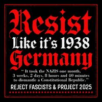 Resist Like Its 1938 Germany Cropped Pullover Crew