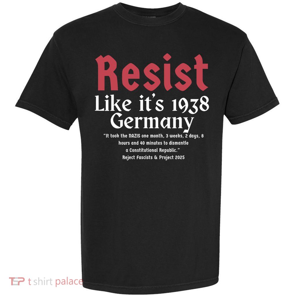 Resist Like It's 1938 Germany Garment-Dyed Heavyweight T-Shirt