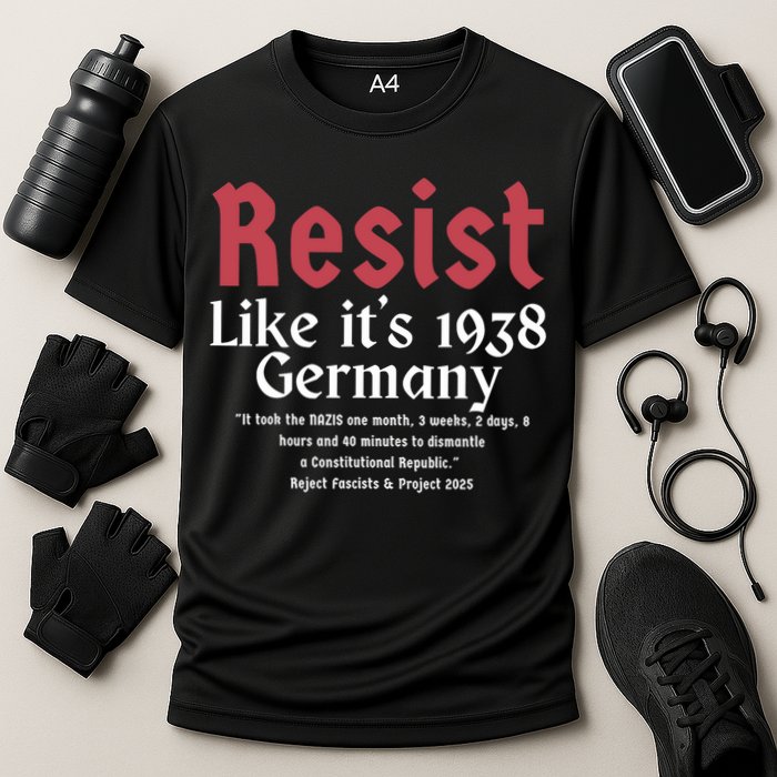 Resist Like It's 1938 Germany Cooling Performance Crew T-Shirt