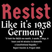 Resist Like It's 1938 Germany Baby Bodysuit
