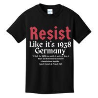 Resist Like It's 1938 Germany Kids T-Shirt