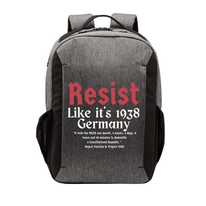Resist Like It's 1938 Germany Vector Backpack