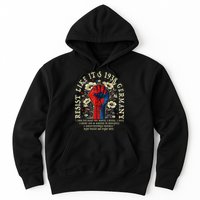 Resist Like It's 1938 Germany Floral Boho Funny Retro Hoodie