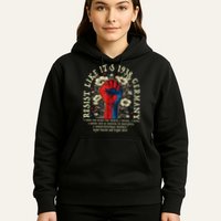 Resist Like It's 1938 Germany Floral Boho Funny Retro Hoodie