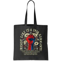 Resist Like It's 1938 Germany Floral Boho Funny Retro Bag