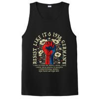 Resist Like It's 1938 Germany Floral Boho Funny Retro PosiCharge Competitor Tank