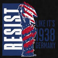 Resist Like Its 1938 Germany Reject Fascists  Project Ladies PosiCharge Tri-Blend Wicking Tank