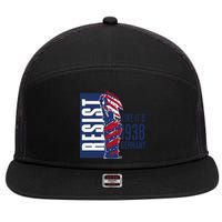 Resist Like Its 1938 Germany Reject Fascists  Project 7 Panel Mesh Trucker Snapback Hat
