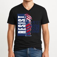Resist Like Its 1938 Germany Reject Fascists  Project V-Neck T-Shirt