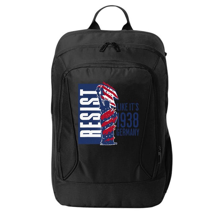 Resist Like Its 1938 Germany Reject Fascists  Project City Backpack