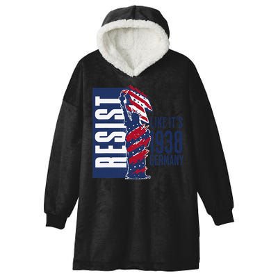 Resist Like Its 1938 Germany Reject Fascists  Project Hooded Wearable Blanket