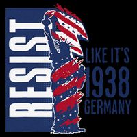Resist Like Its 1938 Germany Reject Fascists  Project 7-Panel Snapback Hat