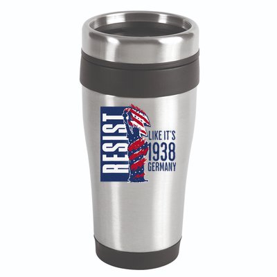 Resist Like Its 1938 Germany Reject Fascists  Project 16oz Travel Tumbler