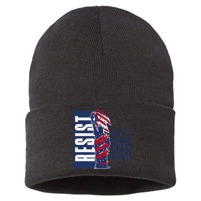 Resist Like Its 1938 Germany Reject Fascists  Project Sustainable Knit Beanie