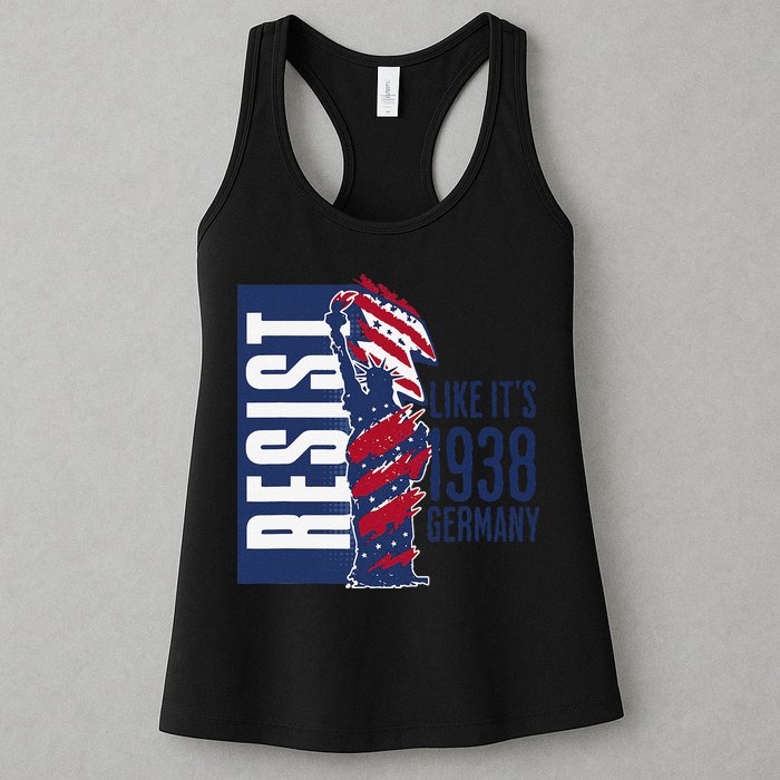 Resist Like Its 1938 Germany Reject Fascists  Project Womens Tank Top
