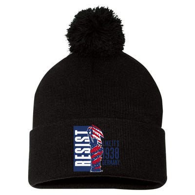 Resist Like Its 1938 Germany Reject Fascists  Project Pom Pom 12in Knit Beanie