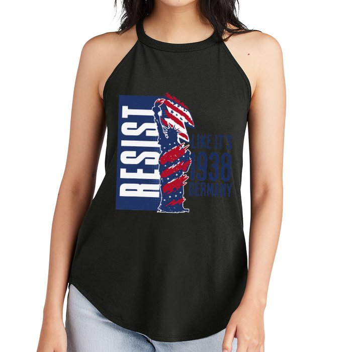 Resist Like Its 1938 Germany Reject Fascists  Project Women's Perfect Tri Rocker Tank