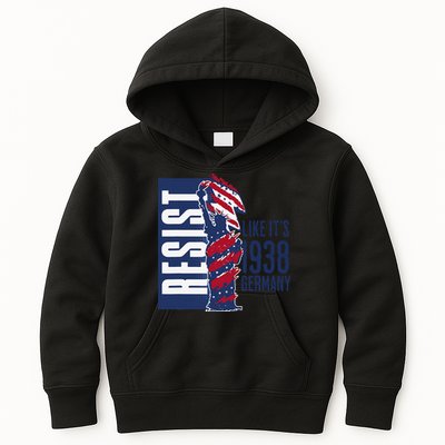 Resist Like Its 1938 Germany Reject Fascists  Project Kids Hoodie