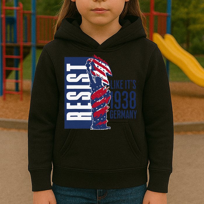 Resist Like Its 1938 Germany Reject Fascists  Project Kids Hoodie