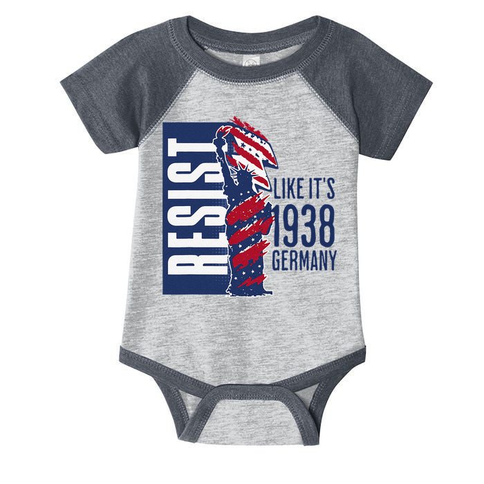 Resist Like Its 1938 Germany Reject Fascists  Project Infant Baby Jersey Bodysuit