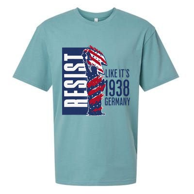 Resist Like Its 1938 Germany Reject Fascists  Project Sueded Cloud Jersey T-Shirt