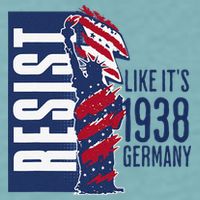 Resist Like Its 1938 Germany Reject Fascists  Project Sueded Cloud Jersey T-Shirt