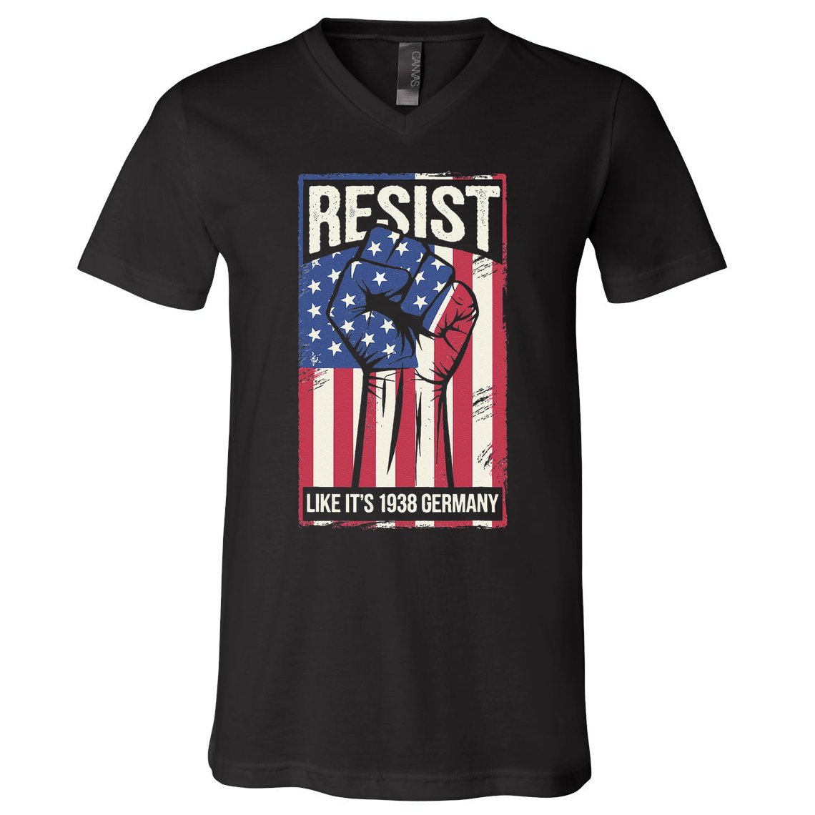 Resist Like Its 1938 Germany V-Neck T-Shirt
