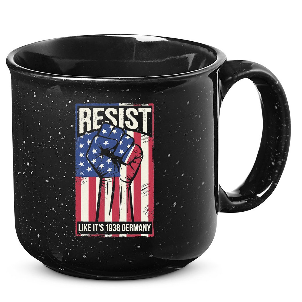 Resist Like Its 1938 Germany 15oz Campfire Ceramic Mug
