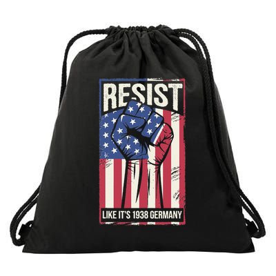 Resist Like Its 1938 Germany Drawstring Bag