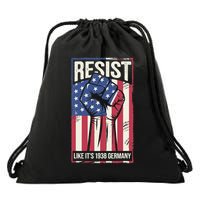 Resist Like Its 1938 Germany Drawstring Bag