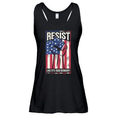 Resist Like Its 1938 Germany Ladies Essential Flowy Tank