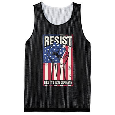 Resist Like Its 1938 Germany Mesh Reversible Basketball Jersey Tank